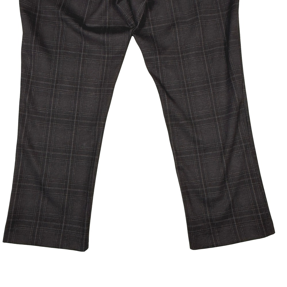 Wit & Wisdom Plaid Career Dress Pants Women's Size 16 Gray Business Casual - Picture 8 of 10